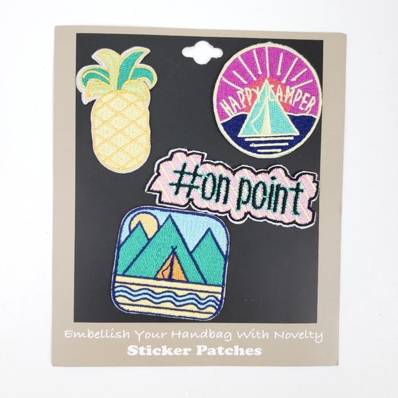 Accessories - Set of 4 Embroidered Sticker Patches
